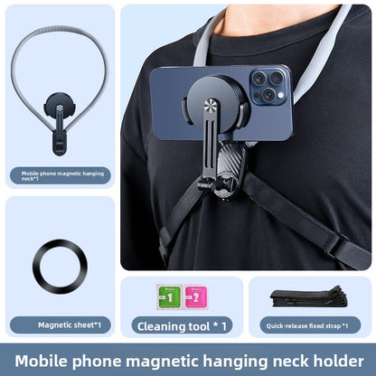 Adjustable Neck Phone Mount for Hands-Free Recording