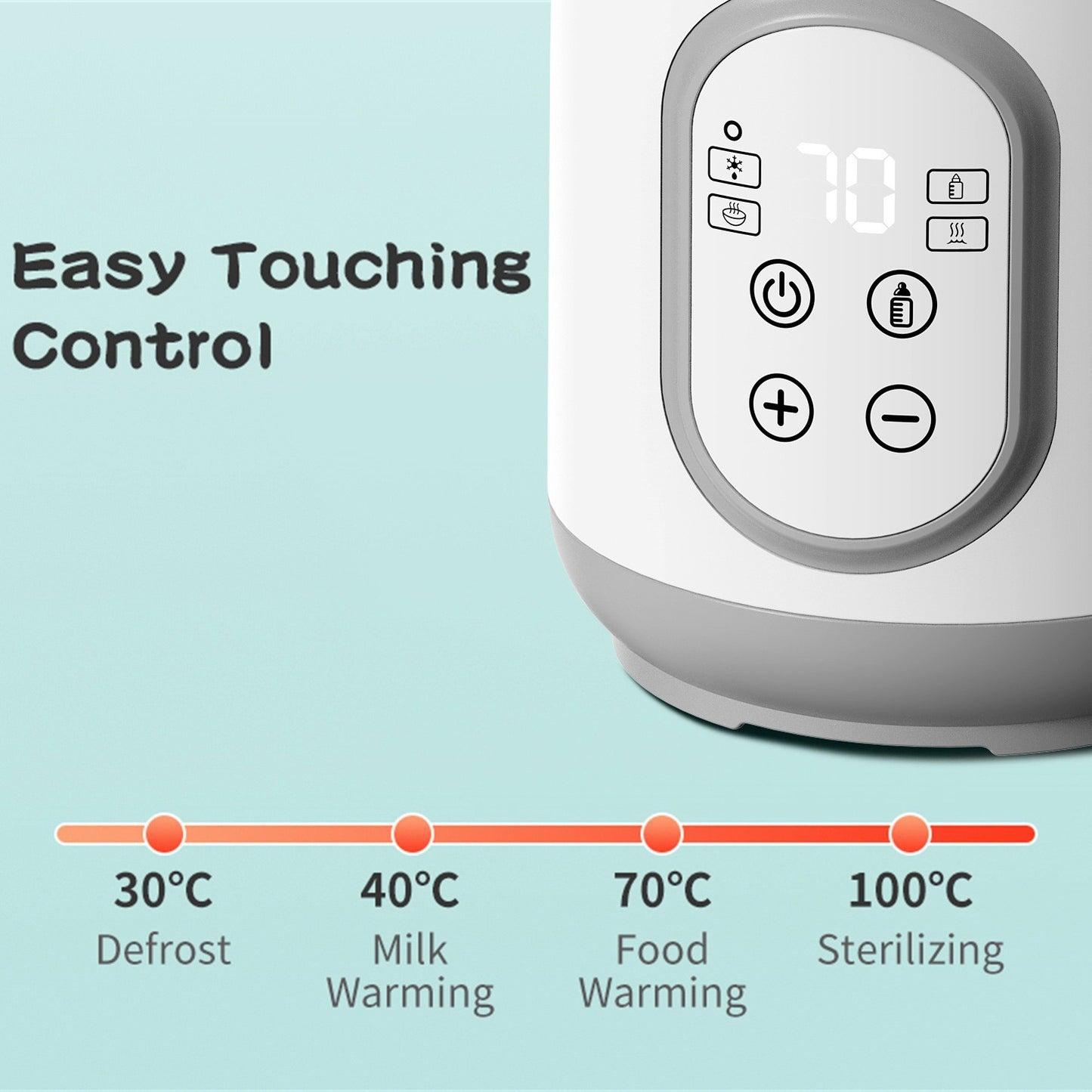 Multifunctional single-bottle warm milk dispenser