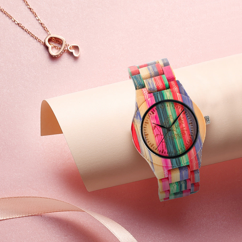 Creative Quartz Wooden Watch
