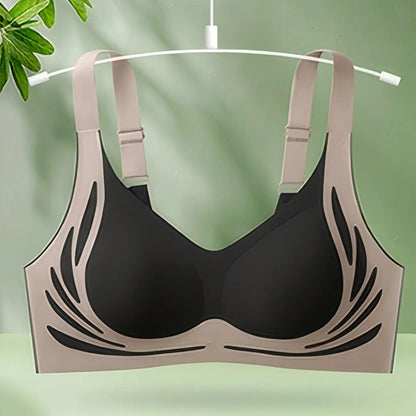 Anti-sagging and gathering bra