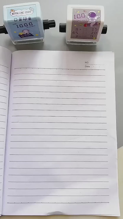 Addition And Subtraction Roller Seal Multiplication And Division Practice Math Seal Elementary School Oral Calculation Problem Automatic Problem Artifact