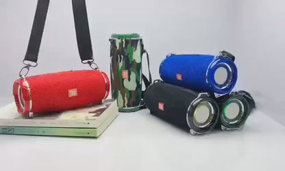 New Model Direct Shipment Tg192 Wireless Bluetooth Speaker With Deep Bass, Waterproof Speaker, Small Drum-Shaped Card-Insert Bluetooth Speaker