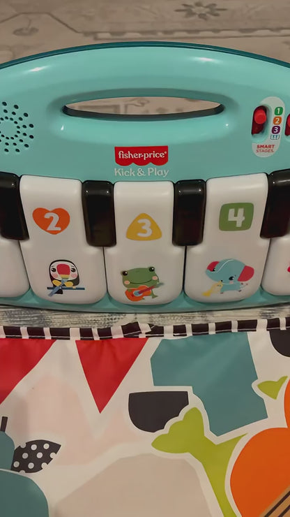 Infant Toy Pedal Piano 0-1 Year Old Baby Music Fitness Stand Pedal Piano Crawling Game Mat Cross-Border