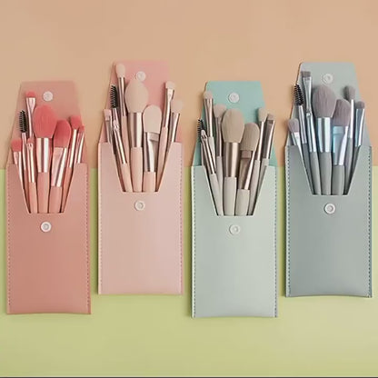 8 Makeup Brushes Set Brush Foundation Brush Loose Powder Brush