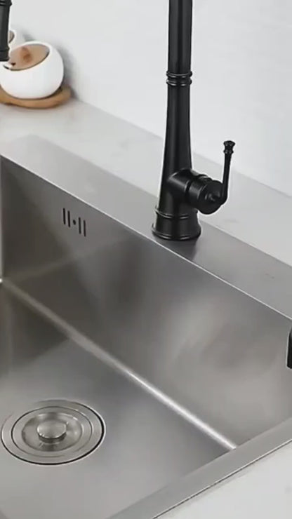 High-Pressure Cup Washer, Press-Type High-Pressure Nozzle, 304 Stainless Steel Sink Faucet, Kaiping Plumbing Hardware